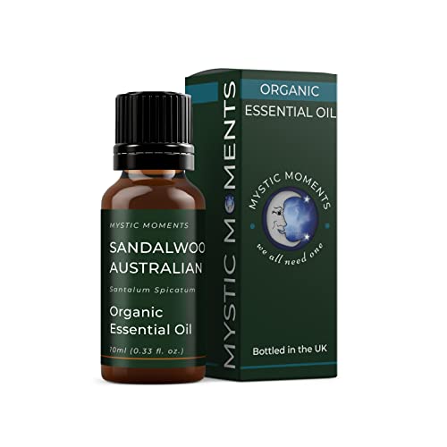Mystic Moments Australisches Organisches Ätherisches Sandelholzöl - 10ml - 100% Pur von Mystic Moments