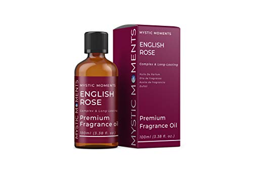 Mystic Moments | Englisches Rosenduftöl - 100 ml - perfekt für Seifen, Kerzen, Badebomben, Ölbrenner, Diffusoren und Haut- und Haarpflegegegenstände von Mystic Moments