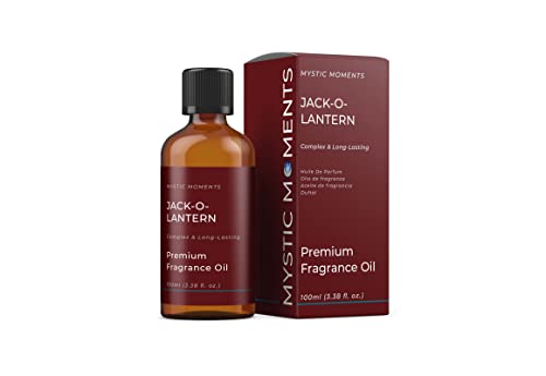 Mystic Moments | Jack -O -Lantern -Duftöl - 100 ml - perfekt für Seifen, Kerzen, Badebomben, Ölbrenner, Diffusoren und Haut- und Haarpflegegegenstände von Mystic Moments