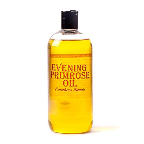 Mystic Moments | Evening Primrose Carrier Oil 1 Liter - reines & natürliches Öl perfekt für Haare, Gesicht, Nägel, Aromatherapie, Massage und Ölverdünnung veganer GVO frei von Mystic Moments