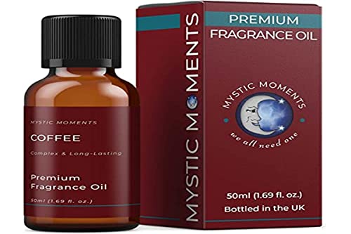 Mystic Moments | Kaffee -Duftöl - 50 ml - perfekt für Seifen, Kerzen, Badebomben, Ölbrenner, Diffusoren und Haut- und Haarpflegegegenstände von Mystic Moments