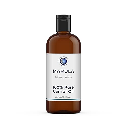 Mystic Moments | Marula -Trägeröl 1 Liter - reines & natürliches Öl perfekt für Haare, Gesicht, Nägel, Aromatherapie, Massage und Ölverdünnung veganer GVO frei von Mystic Moments