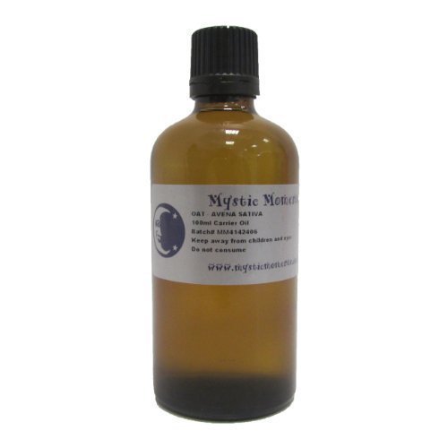 Mystic Moments | Haferträgeröl 125 ml - reines & natürliches Öl perfekt für Haare, Gesicht, Nägel, Aromatherapie, Massage und Ölverdünnung Veganer GVO frei von Mystic Moments