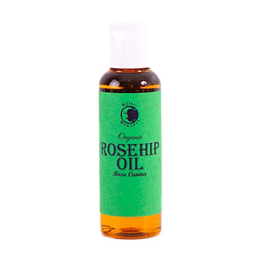 Mystic Moments | Bio -Hagebuchträgeröl 250 ml - reines & natürliches Öl perfekt für Haare, Gesicht, Nägel, Aromatherapie, Massage und Ölverdünnung Veganer GVO -frei von Mystic Moments