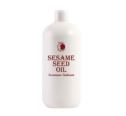 Mystic Moments | Sesam -Samenträgeröl 1 Liter - reines & natürliches Öl perfekt für Haare, Gesicht, Nägel, Aromatherapie, Massage und Ölverdünnung Veganer GVO frei von Mystic Moments