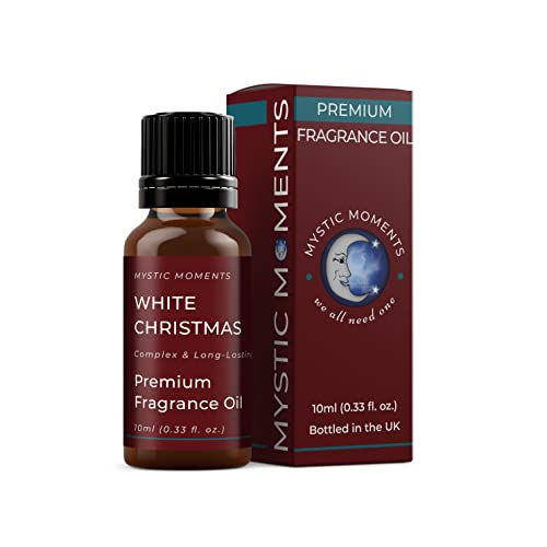 Mystic Moments | Weißes Weihnachtsduftöl - 10 ml - perfekt für Seifen, Kerzen, Badebomben, Ölbrenner, Diffusoren und Haut- und Haarpflegegegenstände von Mystic Moments