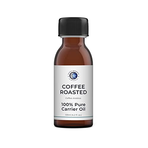Mystic Moments | Kaffeegeröstes Trägeröl 125 ml - reines & natürliches Öl perfekt für Haare, Gesicht, Nägel, Aromatherapie, Massage und Ölverdünnung Veganer GVO frei von Mystic Moments