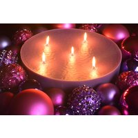 Handgegossene 12 Zoll Durchmesser Runde Kerze Mit Multiwicks Handgegossene 12 Zoll Durchmesser Runde Kerze Mit Multiwicks von MysticGloCandle