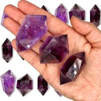 Amethyst Dt, Double Terminated Amethyst, Punkte, Dt Kristalle, Natürlicher Kristall von MysticGroveCrystals