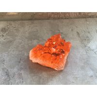 Orange Acrylharz Kristall Cluster Kühlschrank Magnet von MysticMerchantGifts