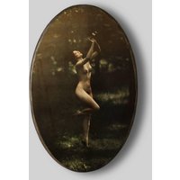 Das Gleichgewicht Holzdruck Mit Frau Im Wald Reinen Der Natur Als Witchy Wicca Vintage Wanddeko Auf Braunem Ovalen Holz Das Gleichgewicht Holzdruck Mit Frau Im Wald Reinen Der Natur Als Witchy Wicca Vintage Wanddeko Auf Braunem Ovalen Holz von MysticShadowCrafts