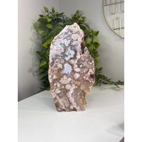 Druzy Pink Amethyst Blume Achat Platte -Heilkristalle von MysticSummerCrystals