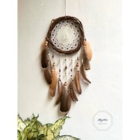 Brauner Traumfänger/Wandbehang Boho Dekor, Geschenk An Mutter Abschlussgeschenk, Spirituelles Hochzeitsdekor von MysticcStore