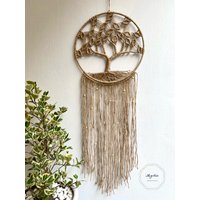 Natürlicher Baum Makramee/Wandbehang, Boho Dekor Hochzeitsgeschenk, Geschenk Für Mutter Home Schlafzimmer Hängen Personalisierte Geschenke von MysticcStore