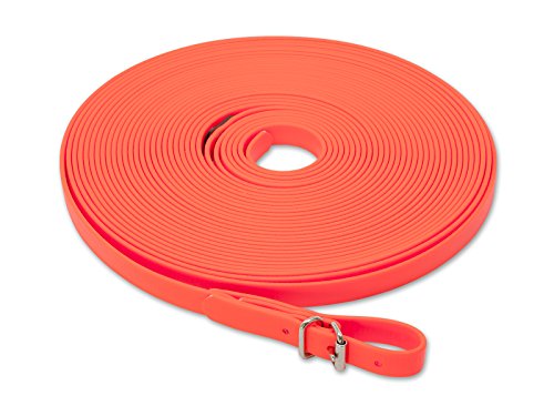 Mystique® Biothane Schweißriemen 13mm neon orange 12m von Mystique