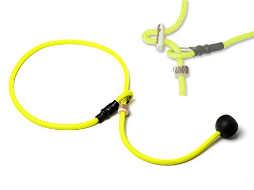 Mystique® Field Trial Kurzführer 6mm mit Zugbegrenzung neon gelb 70cm von Mystique