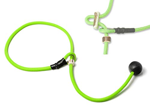 Mystique® Field Trial Kurzführer 6mm mit Zugbegrenzung neon grün 65cm von Mystique