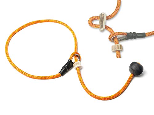 Mystique® Field Trial Kurzführer 6mm mit Zugbegrenzung orange/rot 70cm von Mystique