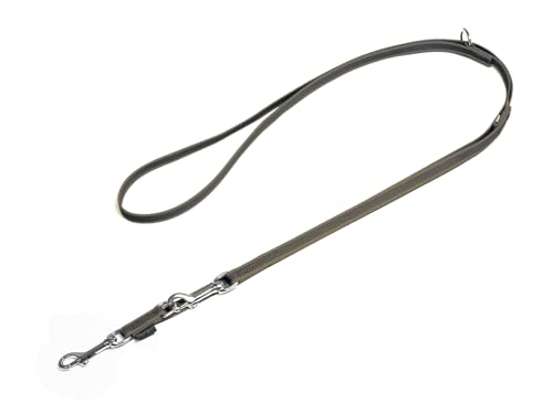 Mystique® Gummierte Umhängeleine Leine 20mm Standard Karabiner beige 2m von Mystique