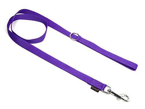 Mystique® Nylon Leine 20mm lila 1,5m mit HS von Mystique