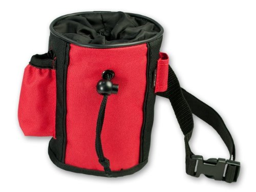 Mystique Leckerlietasche Snackbeutel schwarz/rot von Mystique