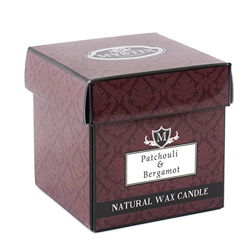 Mystix London | Patchouli & Bergamotte - Duftkerze groß 29cl | Bestes Aroma für Zuhause, Küche, Wohnzimmer und Badezimmer | Perfekt als Geschenk | Wiederverwendbares Glas Mystix London | Patchouli & Bergamotte - Duftkerze groß 29cl | Bestes Aroma für Zuhause, Küche, Wohnzimmer und Badezimmer | Perfekt als Geschenk | Wiederverwendbares Glas von Mystix
