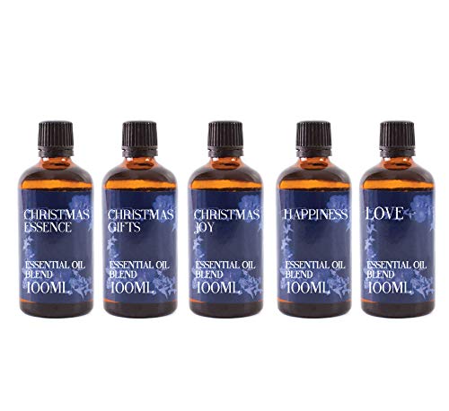 Mystix London | Weihnachtszeit-Geschenkpackung mit ätherischen Ölmischungen, 5 x 100 ml | Weihnachtsessenz, Weihnachtsfreude, Weihnachtsgeschenke, Glück, Liebe | Perfekt als Geschenk Mystix London | Weihnachtszeit-Geschenkpackung mit ätherischen Ölmischungen, 5 x 100 ml | Weihnachtsessenz, Weihnachtsfreude, Weihnachtsgeschenke, Glück, Liebe | Perfekt als Geschenk von Mystix