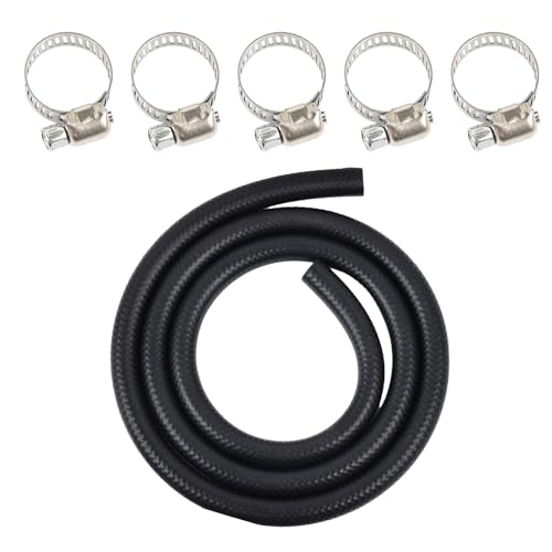 1 Meter Benzinschlauch 6mm Innendurchmesser Kraftstoffschlauch mit 5 Stücke Schlauchschellen Kraftstoffleitung für Rasenmäher, Auto, Traktor, Kleine Motoren 1 Meter Benzinschlauch 6mm Innendurchmesser Kraftstoffschlauch mit 5 Stücke Schlauchschellen Kraftstoffleitung für Rasenmäher, Auto, Traktor, Kleine Motoren von Mythosurge