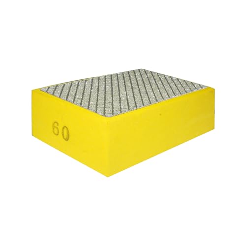 1 Stück Diamant-Handpolierpads,60# Schleifblöcke, Diamant Handschleifpads für Steinkeramikfliesen Glas Schleifen Trimmen von Mythosurge