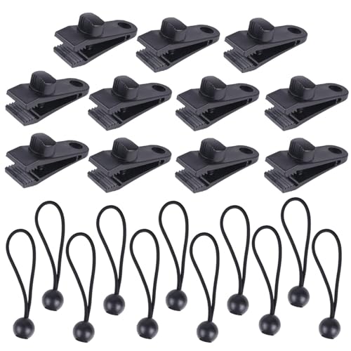 11 Stück Planenclips + 11 Stück Spanngummis mit Kugeln 15 cm - Zeltplane Clips Planenzubehör - Zeltplanenclips Planenbefestigung, Planenspanner Planenclips-Set für Zelt-Camping-Vorzelte 11 Stück Planenclips + 11 Stück Spanngummis mit Kugeln 15 cm - Zeltplane Clips Planenzubehör - Zeltplanenclips Planenbefestigung, Planenspanner Planenclips-Set für Zelt-Camping-Vorzelte von Mythosurge