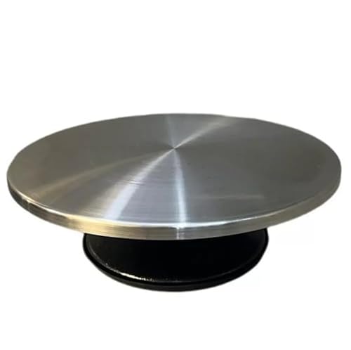 Professionelle Torten Drehteller - Cake Turn Table Edelstahl 30 cm (Schwarz) von Mytortenland