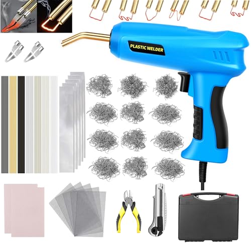 200W 2-in-1 Kunststoff Schweißen Maschine Auto Stoßstange Reparatur Set mit 1000PCS Schweißnagel& 56 Stck Schweißstäbe, 220V Kunststoff-Schweißgerät Reparieren kit für Instandsetzung Kunststoffteilen 200W 2-in-1 Kunststoff Schweißen Maschine Auto Stoßstange Reparatur Set mit 1000PCS Schweißnagel& 56 Stck Schweißstäbe, 220V Kunststoff-Schweißgerät Reparieren kit für Instandsetzung Kunststoffteilen von Mytovosn