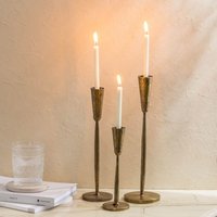 Großer Kerzenständer in 3 Größen/Kerzenhalter Aus Messing Im Vintage-stil von MytriDesigns