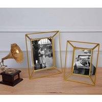 Vintage Style Bilderrahmen 4 6 5x7 "Piya' | Recycled Metal & Glass Photo Frames Antique Gold Finish Portrait Landschaft Hochzeitsgeschenk von MytriDesigns