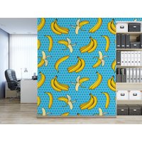 Pop Art Bananen Abnehmbare Tapete, Wandkunst, Tapete Abziehen Und Aufkleben, Raumdekor, Akzentwand, Mw1710 von Mywallimages