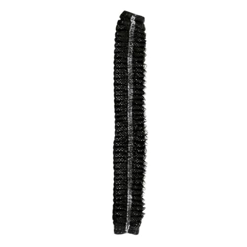 Mzshne 100 Stück Einweg-Clip-Kappen 21 Zoll schwarzes Vlies-Haarnetz mit elastischer Staubschutzkappe für Krankenschwestern und Tätowierer in der Gastronomie von Mzshne