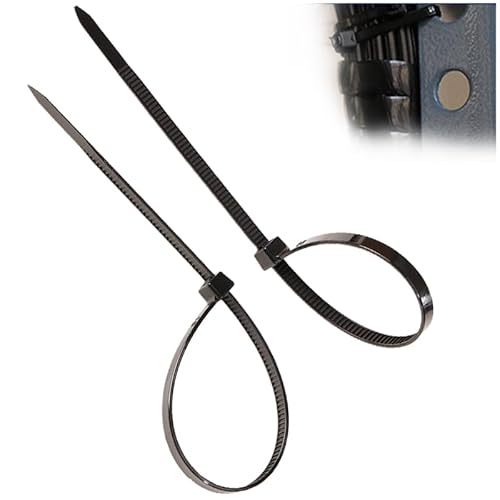 Mzshne 100 Stück selbstsichernde Nylon-Kabelbinder Robustes Push-Mount-Sortiment-Werkzeug Geeignet zum Binden von Kabeln im Innenbereich von Mzshne
