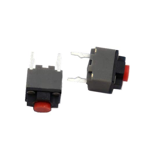 N+B 10 Stück Ersatz-Mausschalter, Mikro-Mausschalter, Mini-Gaming-Mausschalter, Stummschalttaste, leiser Mausschalter, 6 x 6 x 7,3 mm von N+B