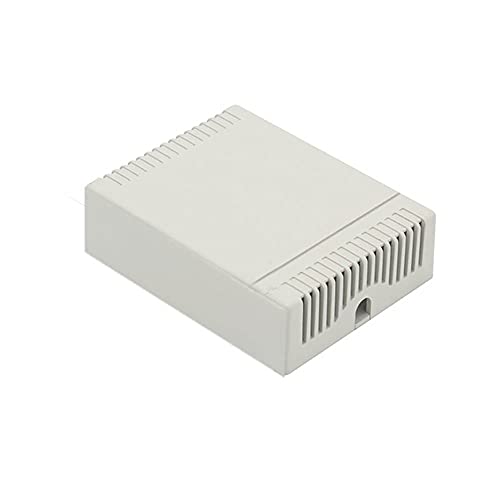 1PC Elektronikbox Gehäuse, Elektronische Anschlussdose Wasserdichte Projektbox Kunststoffgehäuseabdeckung DIY Elektronisches Gehäuse für Elektronikanschluss Projektbox (100mmx80mmx29mm) (Weiß) von N+B