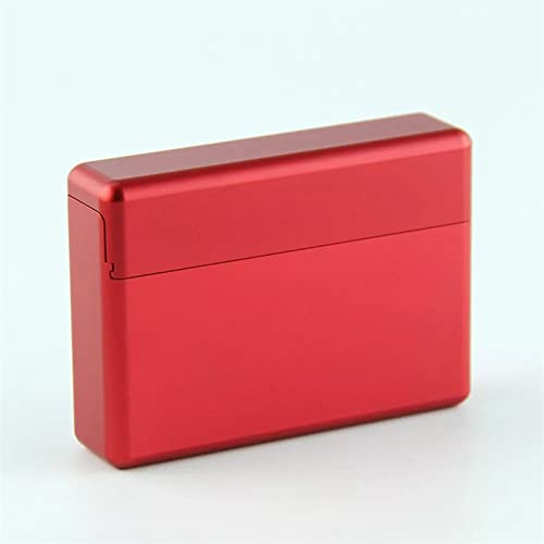 Hochwertige Aufbewahrungshülle kompatibel für IQOS 3.0 Duo E-Zigaretten-Schutzhülle Brieftasche E-Zigarettenhalter Aufbewahrungstasche Tragbare E-Zigaretten-Hülle Pocket Box 18 Sticks (rot) von N+B