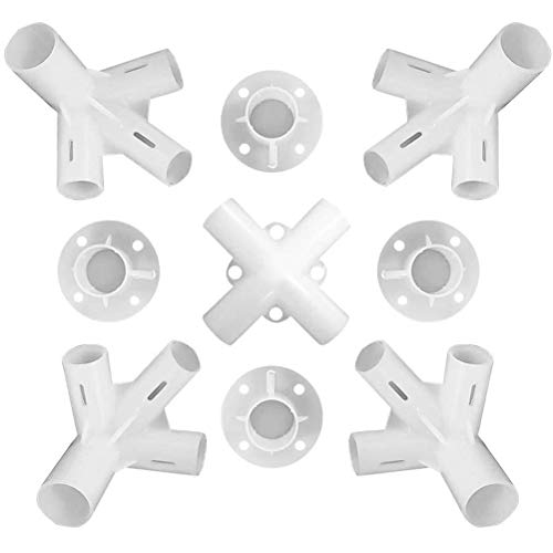 Pavillonverbinder, Pavillon Ersatzteile Zeltfüße Verbinder Markisenfüße Eckverbinder Set 3x3m Pavillon Camping Ersatzfüße Ersatzteil Kunststoff Gelenkbefestigungen Zeltgestängeverbinder von N+B
