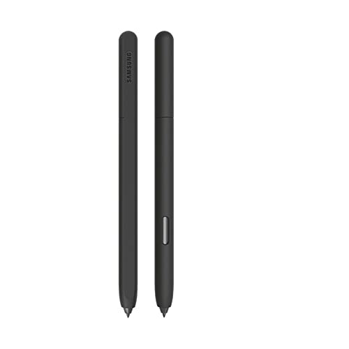 Weiche, strapazierfähige S-Pen-Hülle für Galaxy Tab S6 S7, Silikonhülle, Kratzfest, verlustfrei, klopffest, rutschfestes Zubehör mit glattem Griff, Stylus Pen Skin Cover (Black S7) von N+B