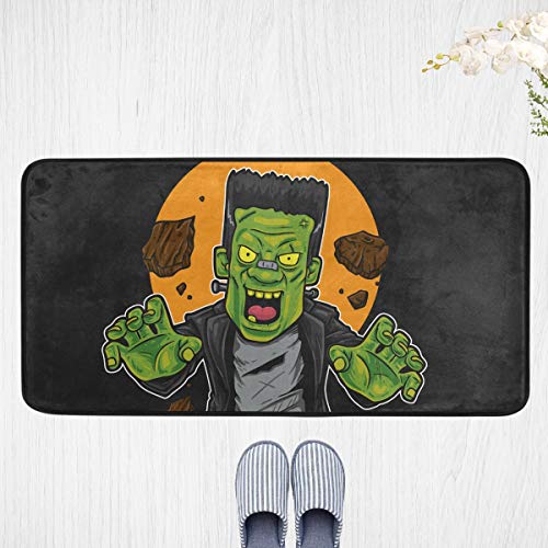 Küchenteppich, gepolstert – Frankenstein Monster, rutschfest, stehend, waschbar, Anti-Ermüdung, Komfort-Dekor, 50,8 x 99,1 cm von N/ A