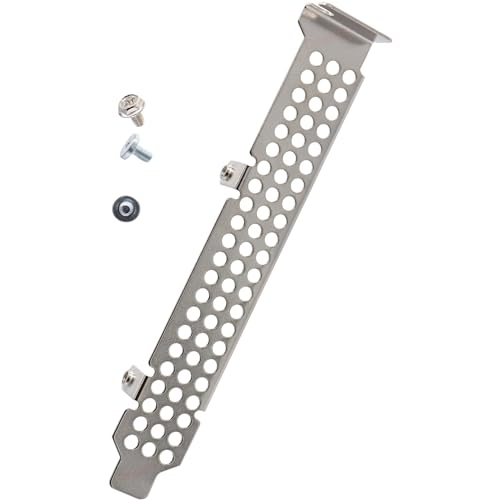 Deal4GO 4U 12cm Full-Height Profile Bracket 54mm Mounting for Intel 750 P3500 P3600 P3700 M.2 SSD SATA PCIe Adapter SAS Cards, Silver Metal Frame, Chassis Mount von N\A