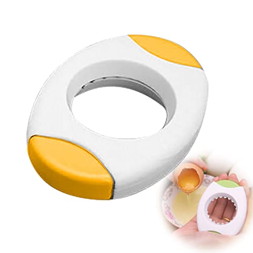 Egg Shell Opener,Kitchen Egg Topper Cutter,Egg Cracker Separator for Raw,Egg Shell Breaker Gadget,Egg Separator Tool,Peeling Egg Shell,Egg Hole Puncher,Quickly Cutting Off Tops Cooked Eggs (Yellow) von N\A