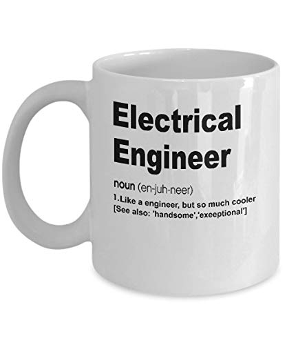 Elektroingenieur Definition Becher - Geschenk für Elektroingenieur - 11oz Neuheit Keramik Kaffee & Tee Tasse - Architekt Geschenk für Weihnachten, Weihnachten, Jubiläum, Geburtstag, Valentinstag für i von N\A