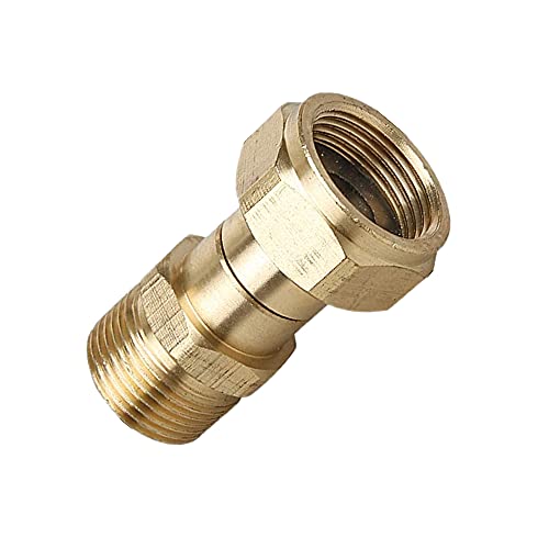 Hochdruckreiniger Drehgelenk Messing Hochdruckreiniger Kupplung männlich M22 Schlauchadapter für Autoreinigung Wasserpistole Hochdruckreiniger Drehgelenk Messing Hochdruckreiniger Kupplung männlich M22 Schlauchadapter für Autoreinigung Wasserpistole von N\A