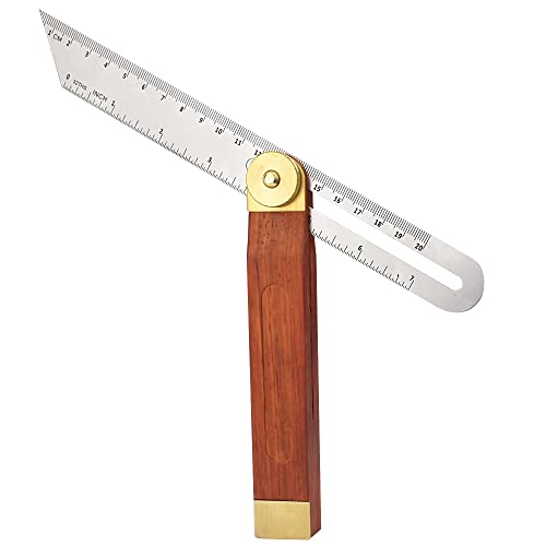 Multi Winkelschmiege Verstellbarer Multifunktionswinkel T Bevel Schmiege Streichmaß Winkel Multiwinkel Bevel Gauge Anschlagwinkel Edelstahl Winkelschmiege mit Feststellfunktion Gehrmaß Winkel von "N/A"