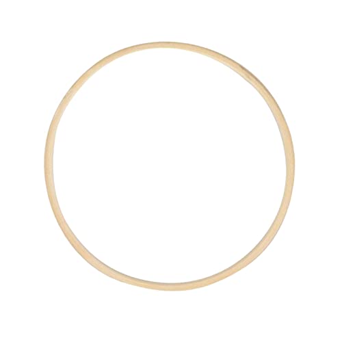 Oshhni hölzerner Ring Ringe Set Blumenkranz Kranz Ringe Craft Hoop Ringe für DIY Hochzeitskranz Kranz Dekor Wandbehang, 40cm von #N/A