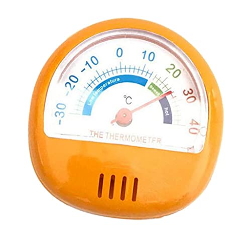 Rundes Kühlschrankthermometer mit Gradeinteilung, Orange von #N/A